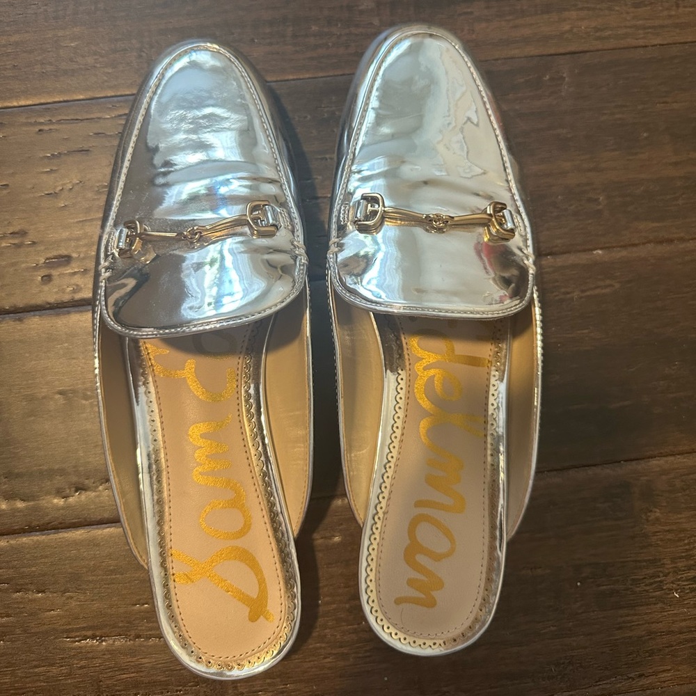 Sam Edelman Silver Linnie Mule - Picture 4 of 5